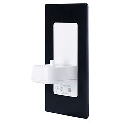 ProofVision Phillips In Wall Electric Toothbrush Charger with Shaver Socket - Black