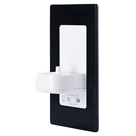ProofVision Phillips In Wall Electric Toothbrush Charger with Shaver Socket - Black