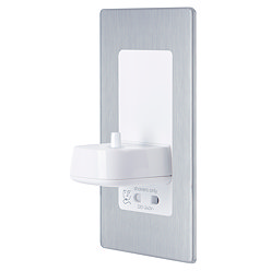 ProofVision Phillips In Wall Electric Toothbrush Charger with Shaver Socket - Brushed Steel
