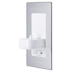 ProofVision Phillips In Wall Electric Toothbrush Charger with Shaver Socket - Polished Steel
