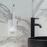 ProofVision Phillips In Wall Electric Toothbrush Charger with Shaver Socket - White Plastic