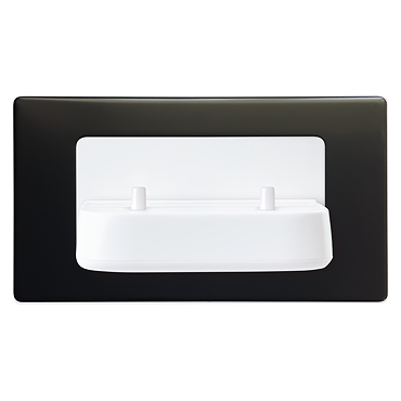 ProofVision Phillips In Wall Electric Toothbrush Twin Charger - Black