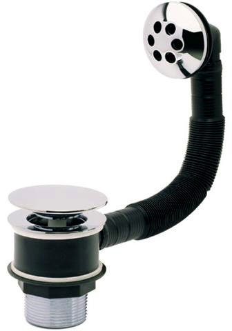 Pura Bath Waste With Chrome Clicker Waste Large Image