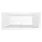 Pura Bloque 1700 x 750mm Double Ended Bath (inc leg pack) - PBBDE17X75 Profile Large Image
