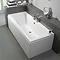 Pura Bloque 1700 x 750mm Double Ended Bath (inc leg pack) - PBBDE17X75 Large Image