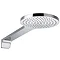 Pura Essence Fixed Shower Head - Chrome - KI018 Large Image