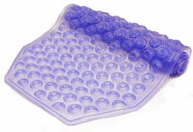 Purple Dimpled Bath & Shower Mat - 1605017PU Large Image