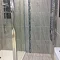 Quartz 1 Aqua Stone/Glass/Metal Mix Mosaic Brick Tile Sheet (306x306mm) Profile Large Image
