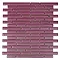 Quartz 1 Purple Glass Mosaic Tile Sheet (276x306mm) Large Image