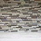 Quartz 1 Stone/Glass/Metal Mix Mosaic Tile Sheet (305x305mm)  Feature Large Image