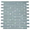 Quartz 1 White Glass Mosaic Tile Sheet (276x306mm) Large Image