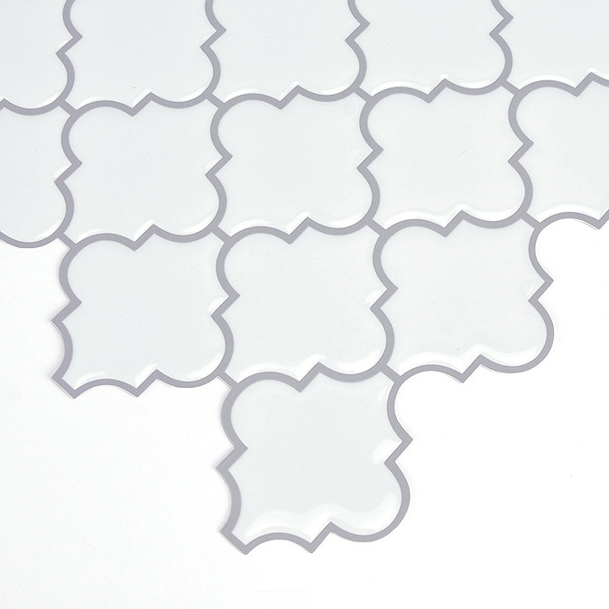 Quatrefoil Peel & Stick Backsplash Tiles - Pack of 4  Profile Large Image