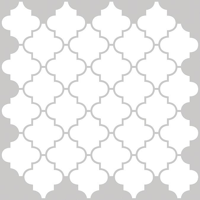 Quatrefoil Peel & Stick Backsplash Tiles - Pack of 4  Feature Large Image