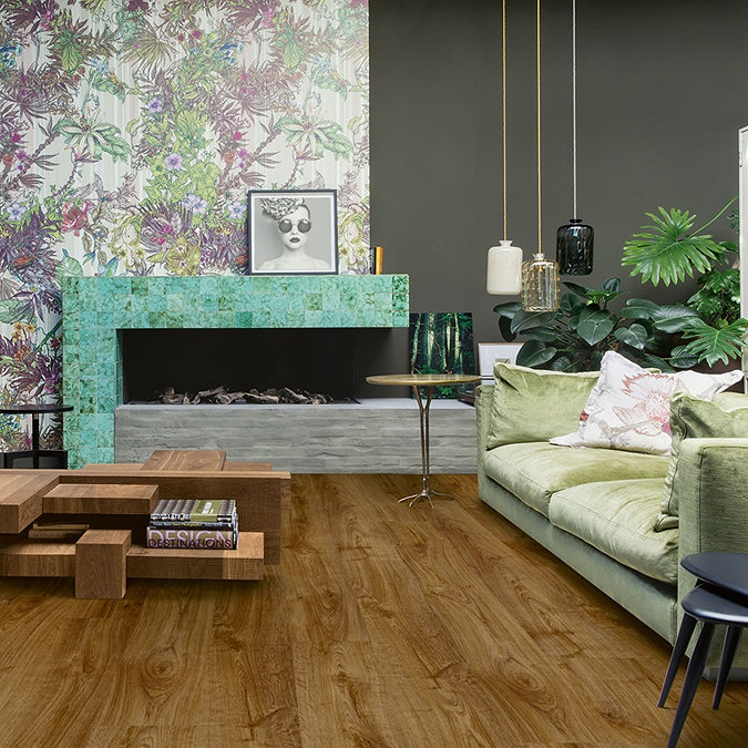 Quick-Step Bloom Plank LVT Click Vinyl - Autumn Oak Brown