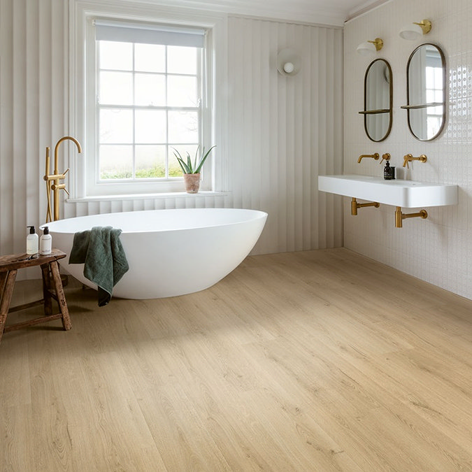 Quick-Step Bloom Plank LVT Click Vinyl - Botanic Beige