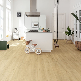 Quick-Step Bloom Plank LVT Click Vinyl - Botanic Beige