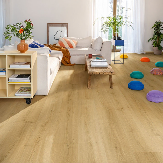 Quick-Step Bloom Plank LVT Click Vinyl - Brushed Oak Honey