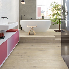 Quick-Step Bloom Plank LVT Click Vinyl - Cotton Oak Beige