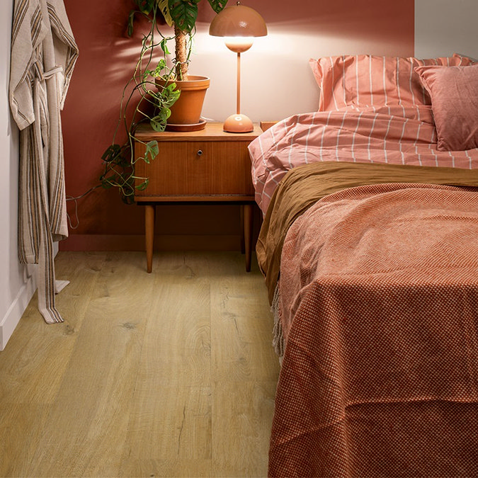 Quick-Step Bloom Plank LVT Click Vinyl - Cotton Oak Deep Natural