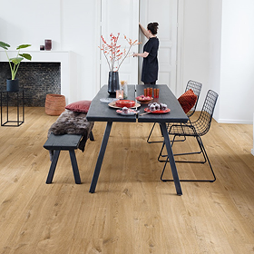 Quick-Step Bloom Plank LVT Click Vinyl - Cotton Oak Natural