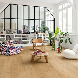 Quick-Step Bloom Plank LVT Click Vinyl - Elegant Oak Natural