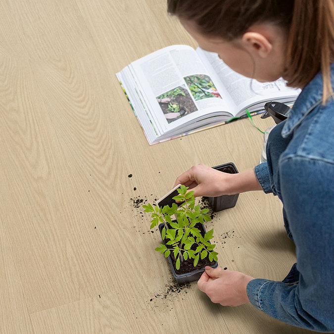 Quick-Step Blos Plank LVT Click Vinyl - Buttermilk Oak