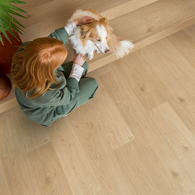 Quick-Step Blos Plank LVT Click Vinyl - Coast Oak Beige