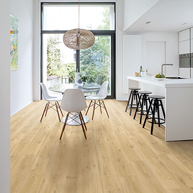 Quick-Step Blos Plank LVT Click Vinyl - Drift Oak Beige