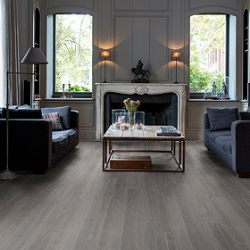 Quick-Step Blos Plank LVT Click Vinyl - Silk Oak Dark Grey