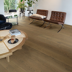 Quick-Step Cascada Plank Hardwood - Brown Vintage Oak Extra Matt
