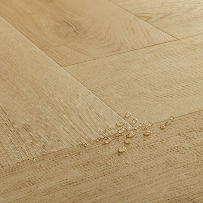 Quick-Step Ciro Herringbone LVT Click Vinyl - Botanic Beige