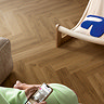 Quick-Step Ciro Herringbone LVT Click Vinyl - Botanic Caramel Oak