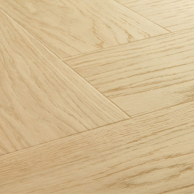 Quick-Step Ciro Herringbone LVT Click Vinyl - Pure Oak Blush