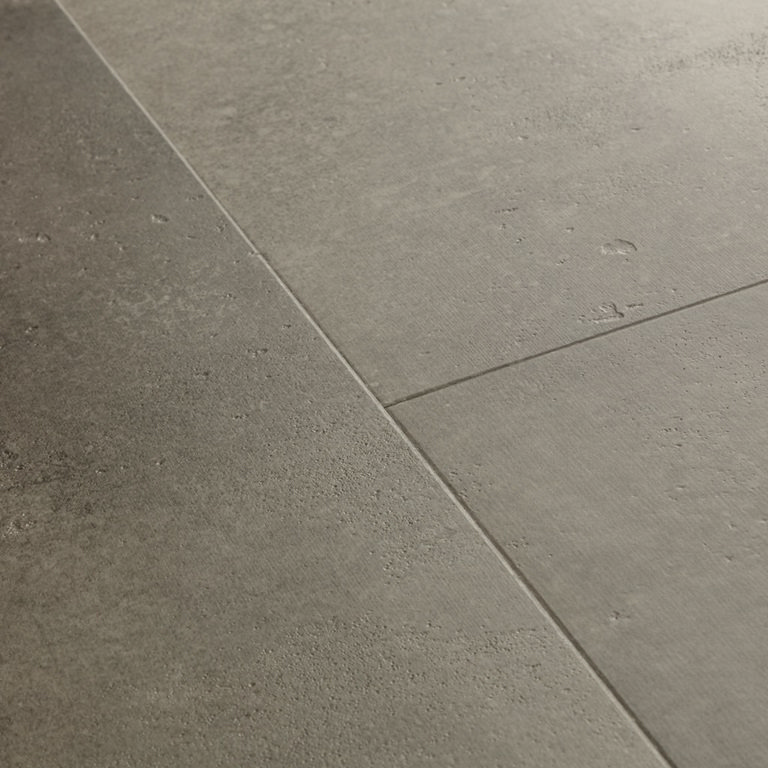 Quick-Step Illume Stone Effect LVT Click Vinyl - Cloudy Concrete