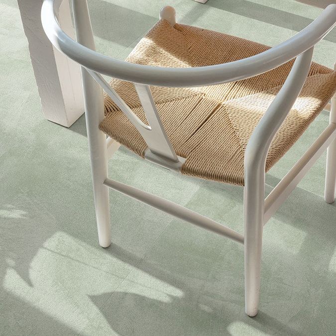 Quick-Step Illume Stone Effect LVT Click Vinyl - Soft Sage