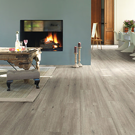 Quick-Step Impressive Plank Laminate - Saw Cut Oak Grey