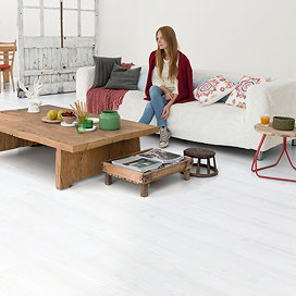 Quick-Step Impressive Plank Laminate - White Planks