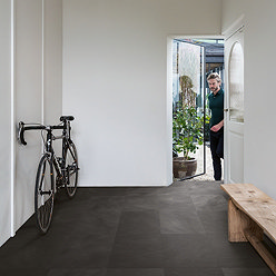 Quick-Step Muse Tile Stone Effect Laminate - Black Slate