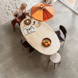 Quick-Step Muse Tile Stone Effect Laminate - Dusky Bluestone