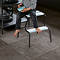 Quick-Step Muse Tile Stone Effect Laminate - Grey Slate