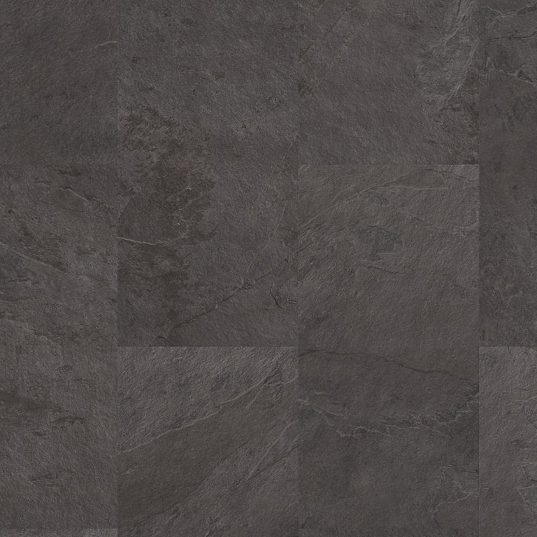 Quick-Step Oro Stone Effect LVT Click Vinyl - Black Slate