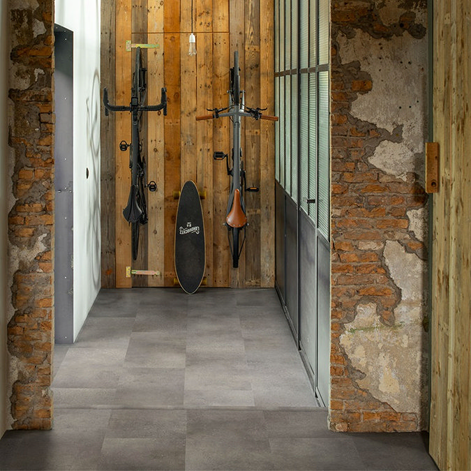 Quick-Step Oro Stone Effect LVT Click Vinyl - Concrete Rock