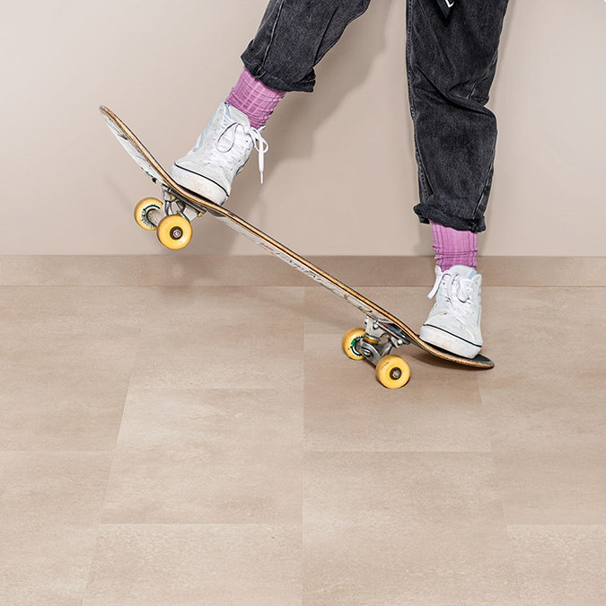 Quick-Step Oro Stone Effect LVT Click Vinyl - Coral Rock