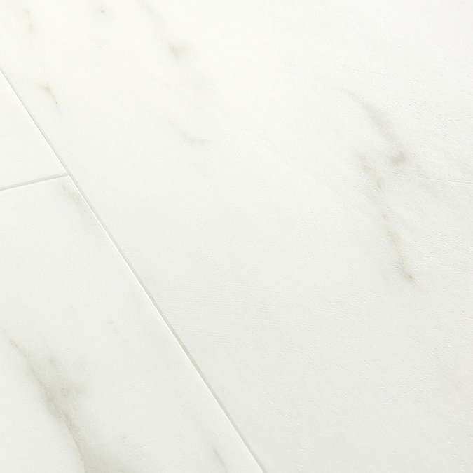 Quick-Step Oro Stone Effect LVT Click Vinyl - Marble Carrara White