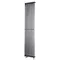 Quinn Adagio Single Column Radiator - Vertical - Silver - 6 x Size Options Large Image