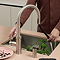 Quooker Flex Pull Out Hose Stainless Steel Tap with Combi+ Boiling Water Tank