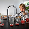 Quooker Flex Pull Out Hose Stainless Steel Tap with Combi+ Boiling Water Tank