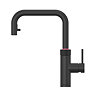 Quooker Flex Square Pull Out Hose Black Tap with Combi+ Boiling Water Tank