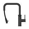 Quooker Flex Square Pull Out Hose Black Tap with Combi+ Boiling Water Tank