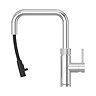 Quooker Flex Square Pull Out Hose Chrome Tap with Combi+ Boiling Water Tank